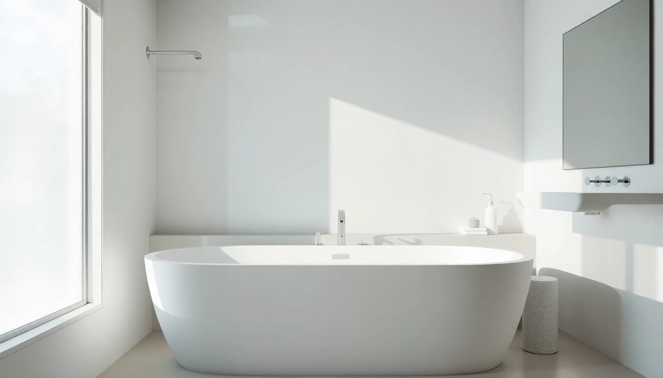 Genießen Sie die elegante sonni Duschkabine 90x90 in einem modernen Badezimmer.