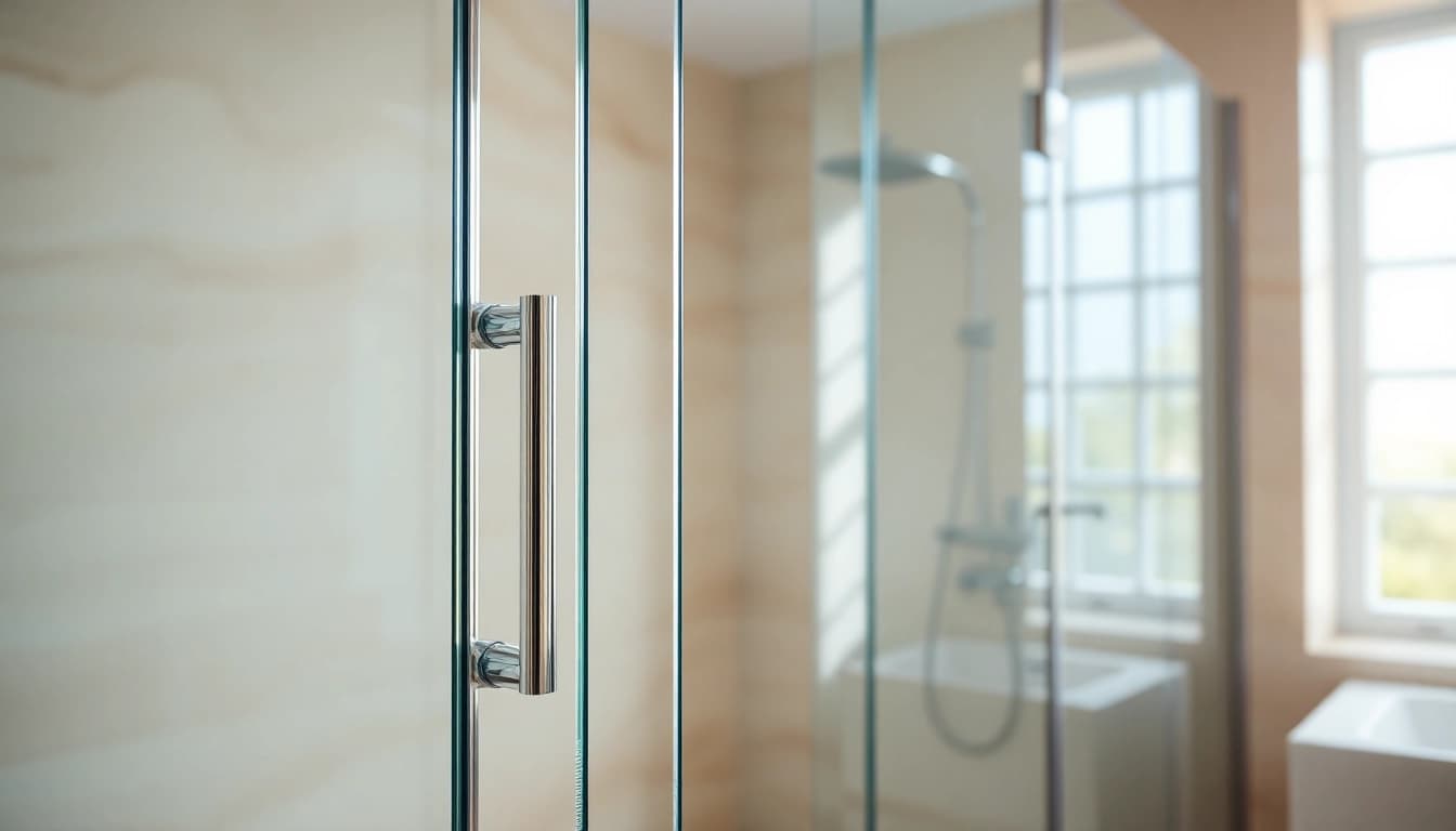 Showcasing elegant shower doors uk in a modern bathroom with a sleek, polished design.