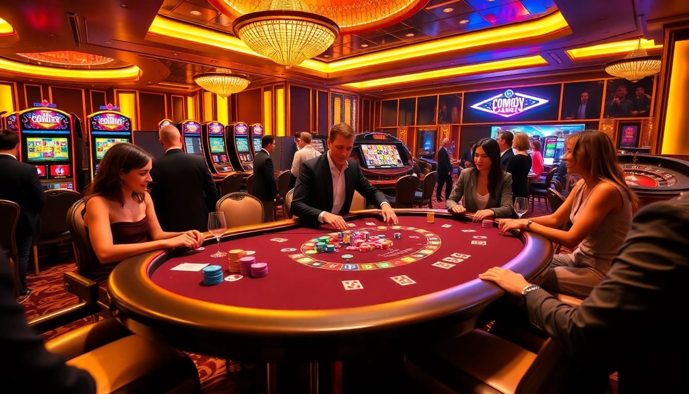 Play exciting poker at dom88.us.com in a vibrant, upscale casino atmosphere.