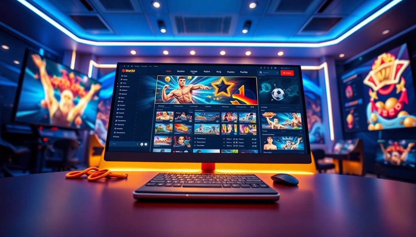 Exciting online gaming scene showcasing new88go.com showcasing diverse betting options and an immersive user experience.