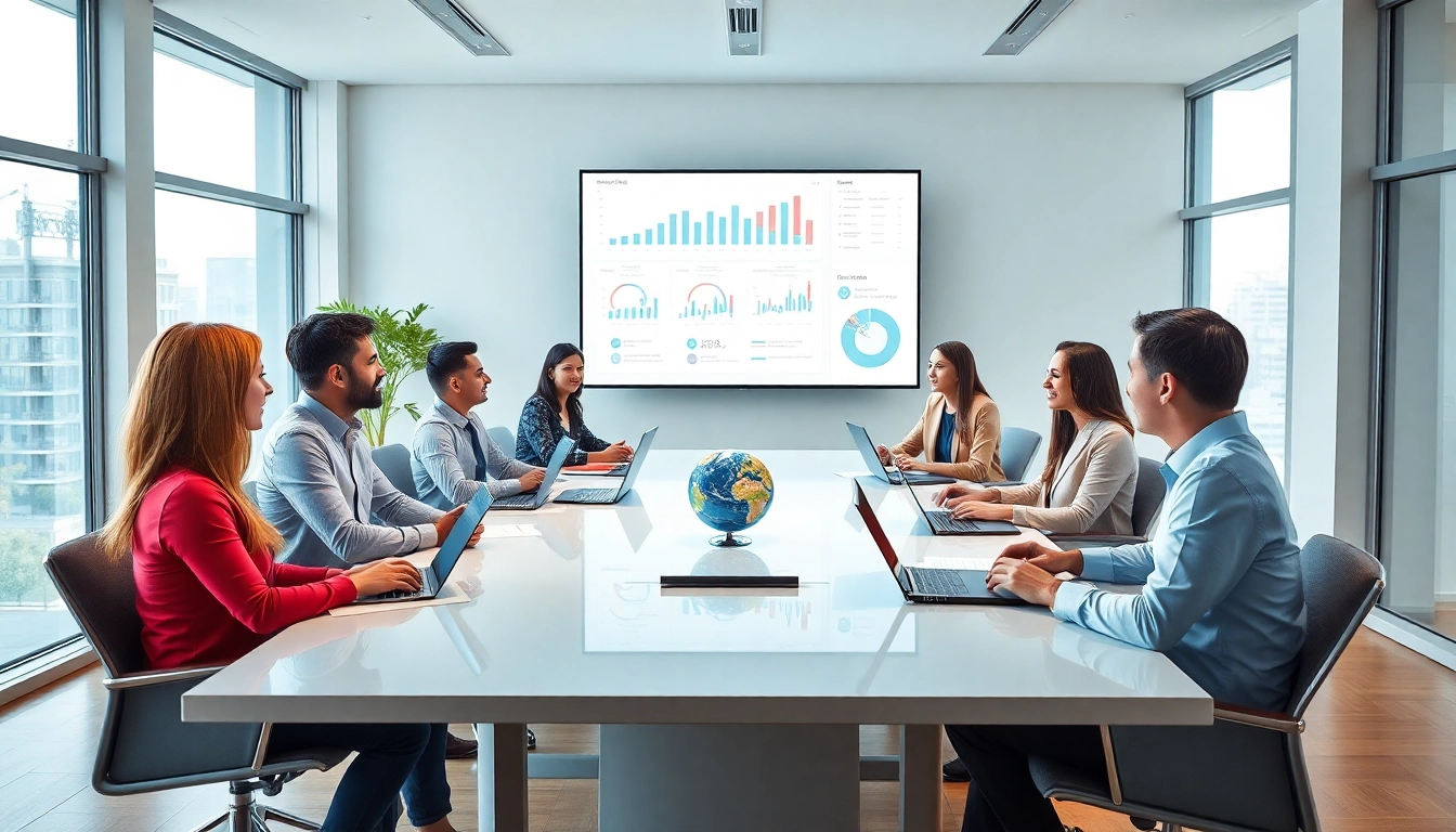 Professional setting illustrating company formation in the US with diverse entrepreneurs in a meeting.