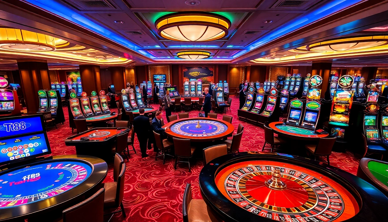 Enjoy a thrilling game at TT88 with vibrant slots and roulette.