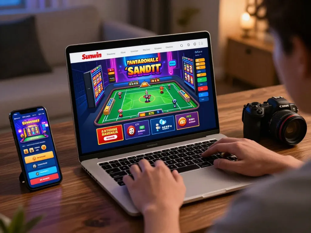 Engaging Sun Win gaming experience with vibrant visuals and user interaction.