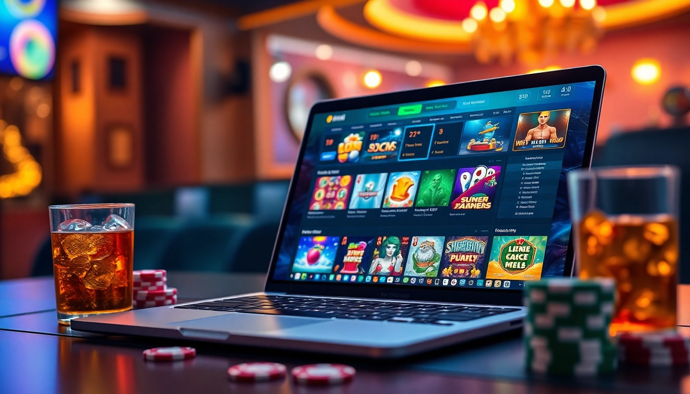 Exciting gaming scene showcasing ev88win.live online casino with vibrant graphics and luxury atmosphere.