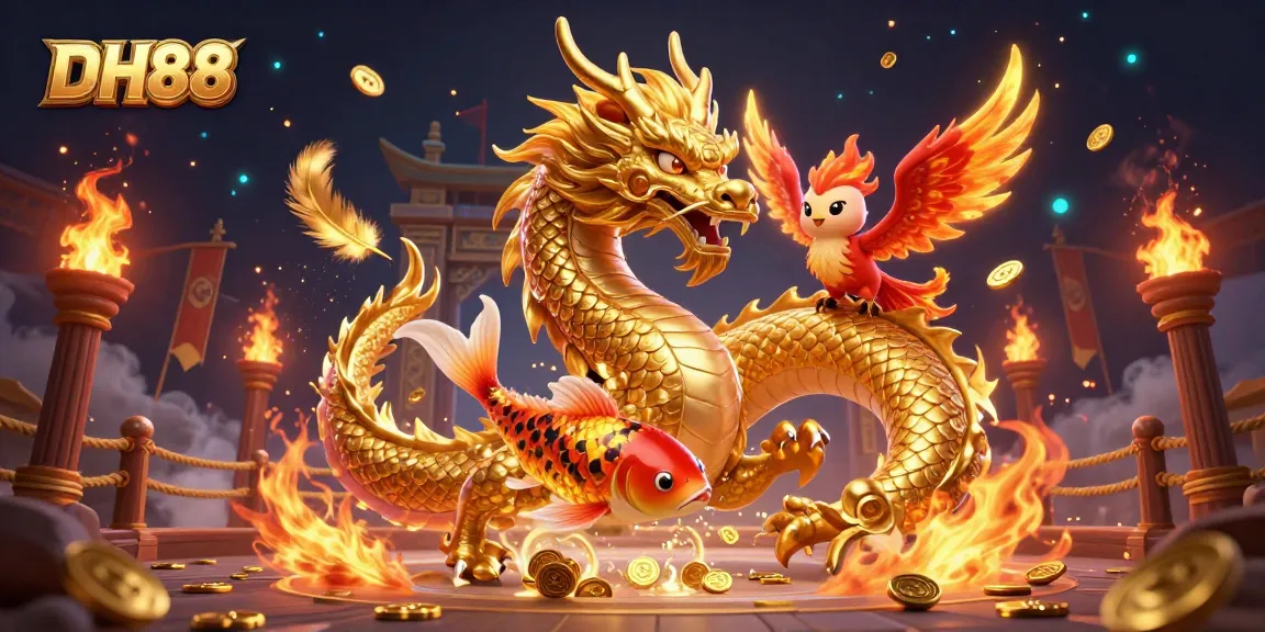 Join the thrilling gaming experience at DH88 with golden treasures and magical creatures.