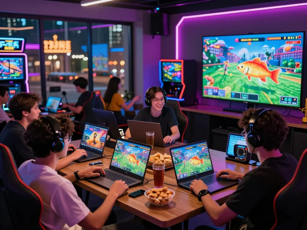 Engaging 79win online gaming scene with players enjoying vibrant digital games in 2026.