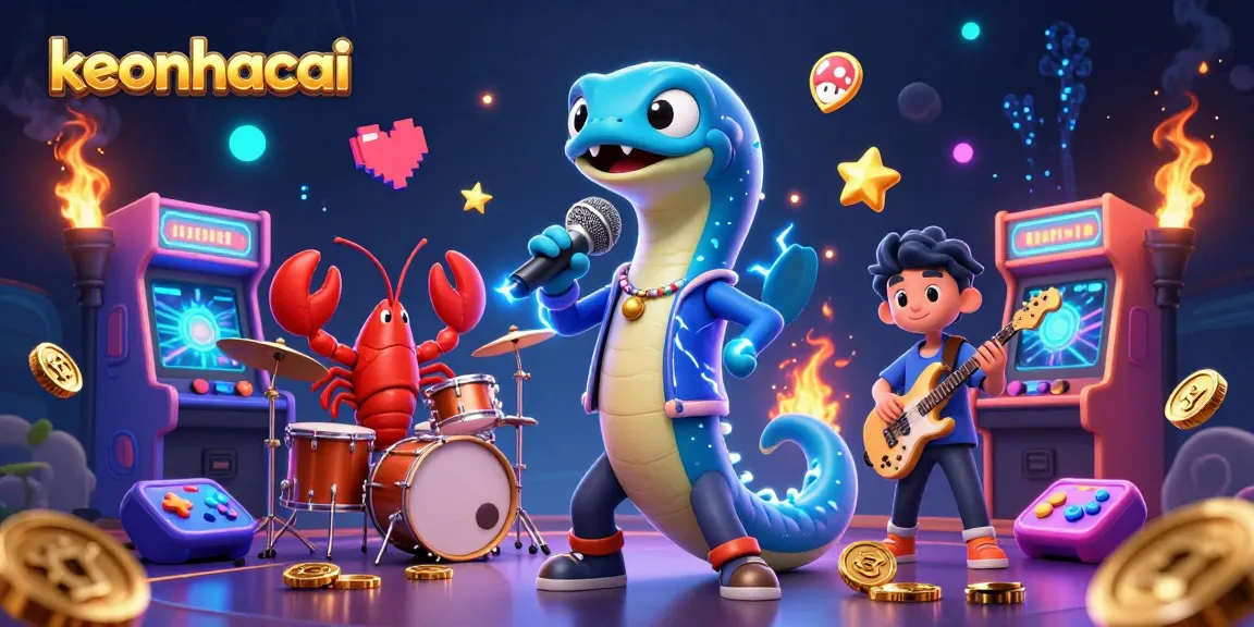Engage with keonhacai's vibrant underwater casino featuring colorful characters and dynamic gaming elements.