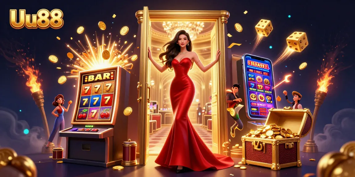 Spin the slots at Uu88 with stunning visuals of jackpot wins and exciting gaming elements.