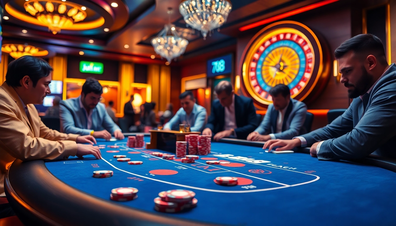 Experience the thrill of jun 88 at a luxurious casino blackjack table with vibrant chips.