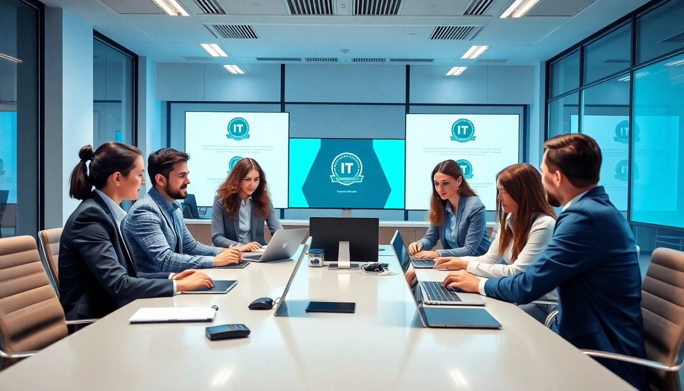 Showcase IT certifications without studying in a modern, collaborative workspace.
