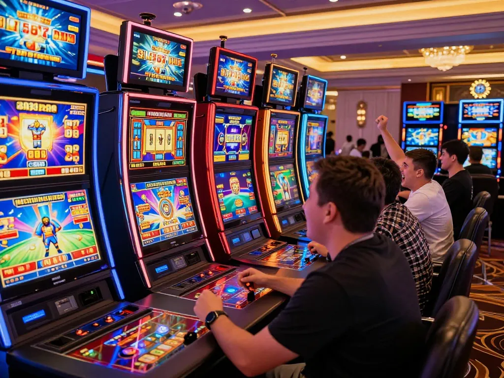 Players celebrating wins at 789club online casino with vibrant games and dynamic atmosphere