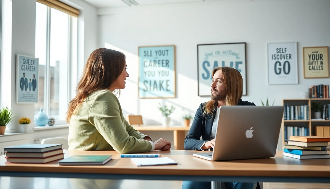 How to find my perfect career with an engaging coaching session showcasing professional guidance.