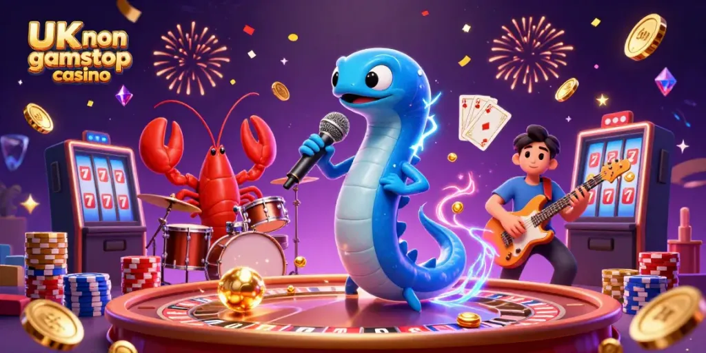 Experience the energy of the UK non gamstop casino with vibrant characters and thrilling gameplay elements.