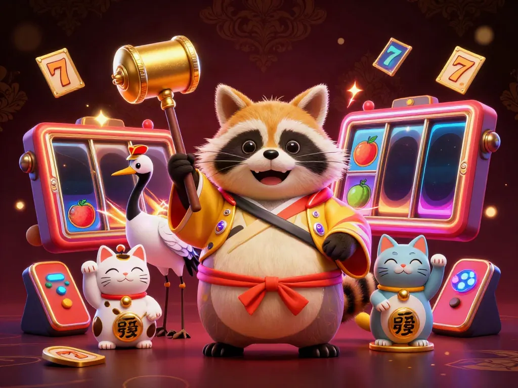 Play exciting games at Casinos not on Gamstop with cheerful characters and vibrant casino elements.