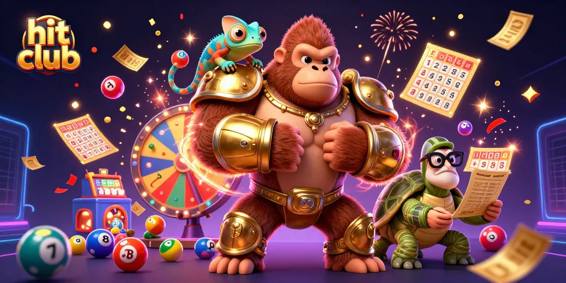 Engage in the hit club excitement with a dynamic lottery scene featuring thrilling game elements.