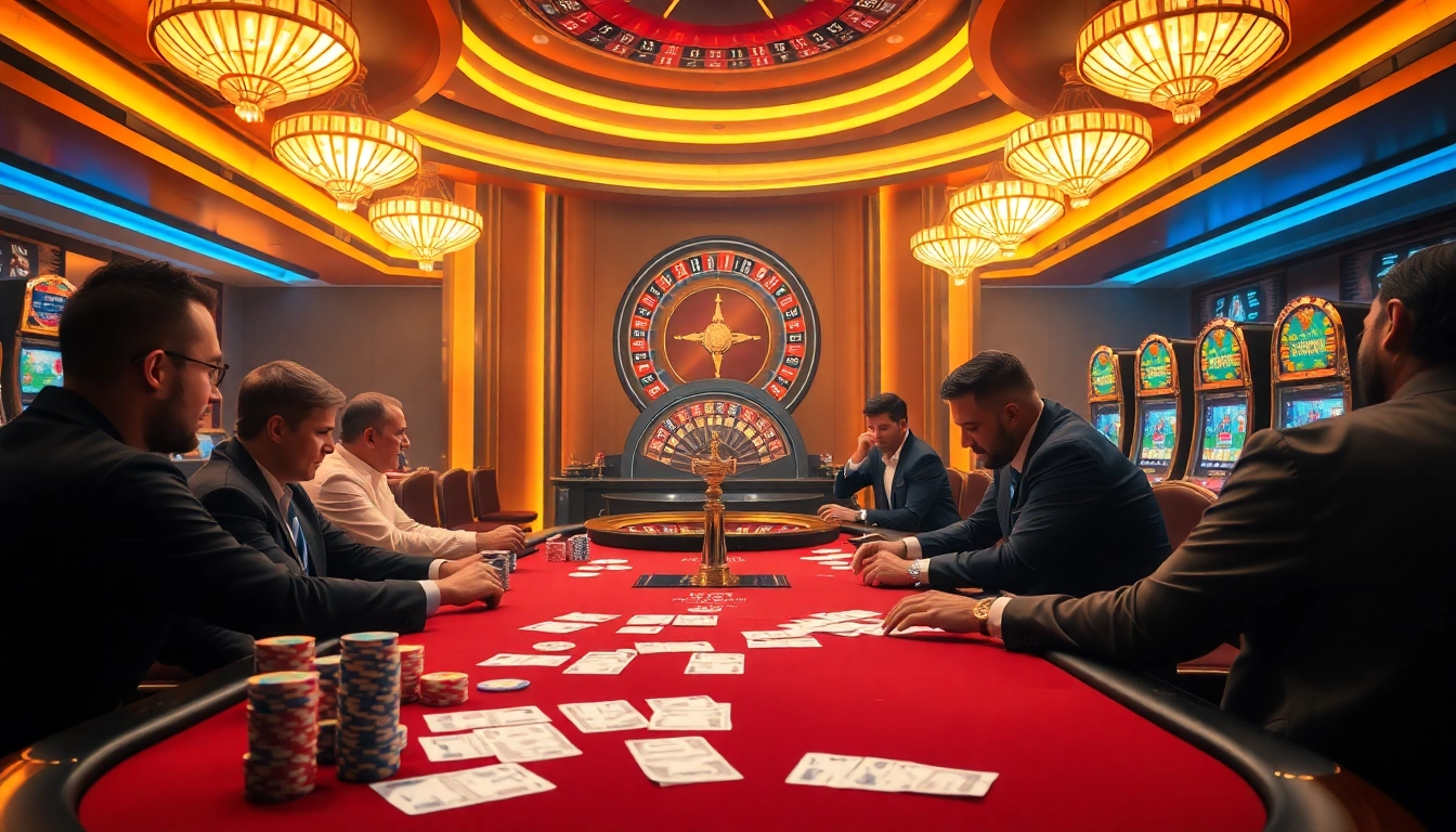 Experience the thrill of betting with 8xx.com in a vibrant casino setting.