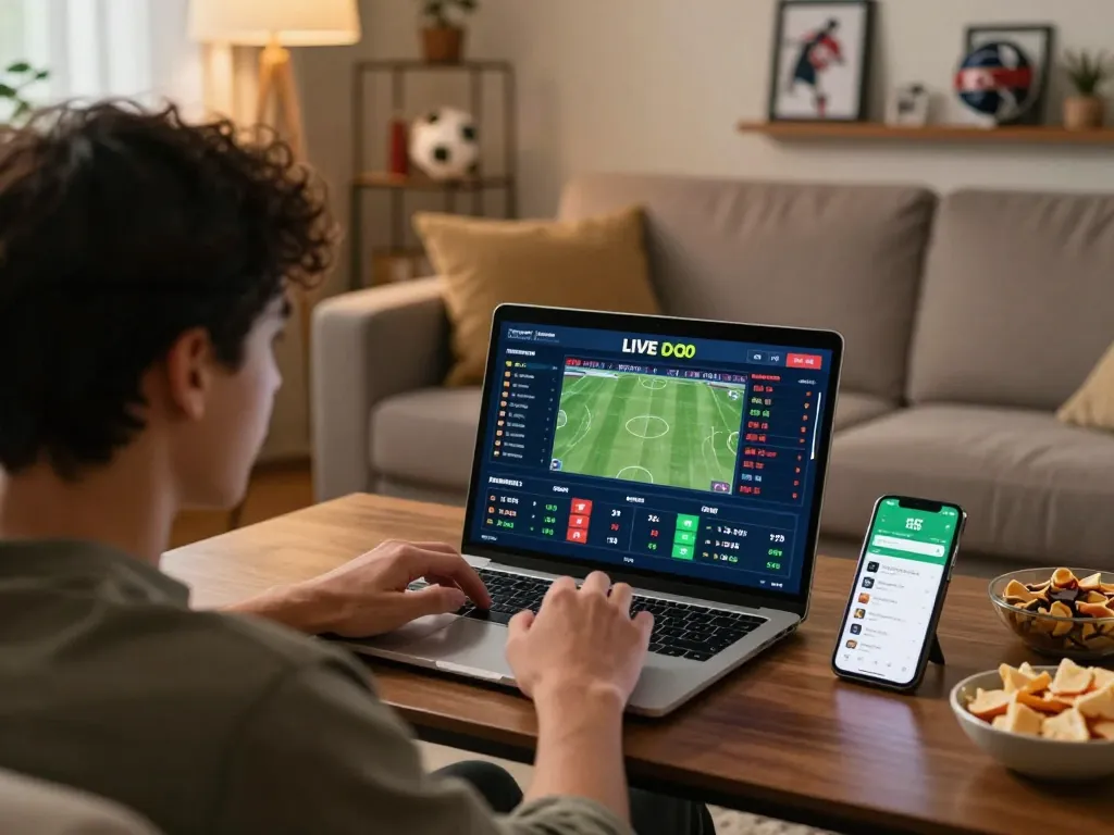 Engaging in online sports betting on sc8885 platform with live game odds displayed.
