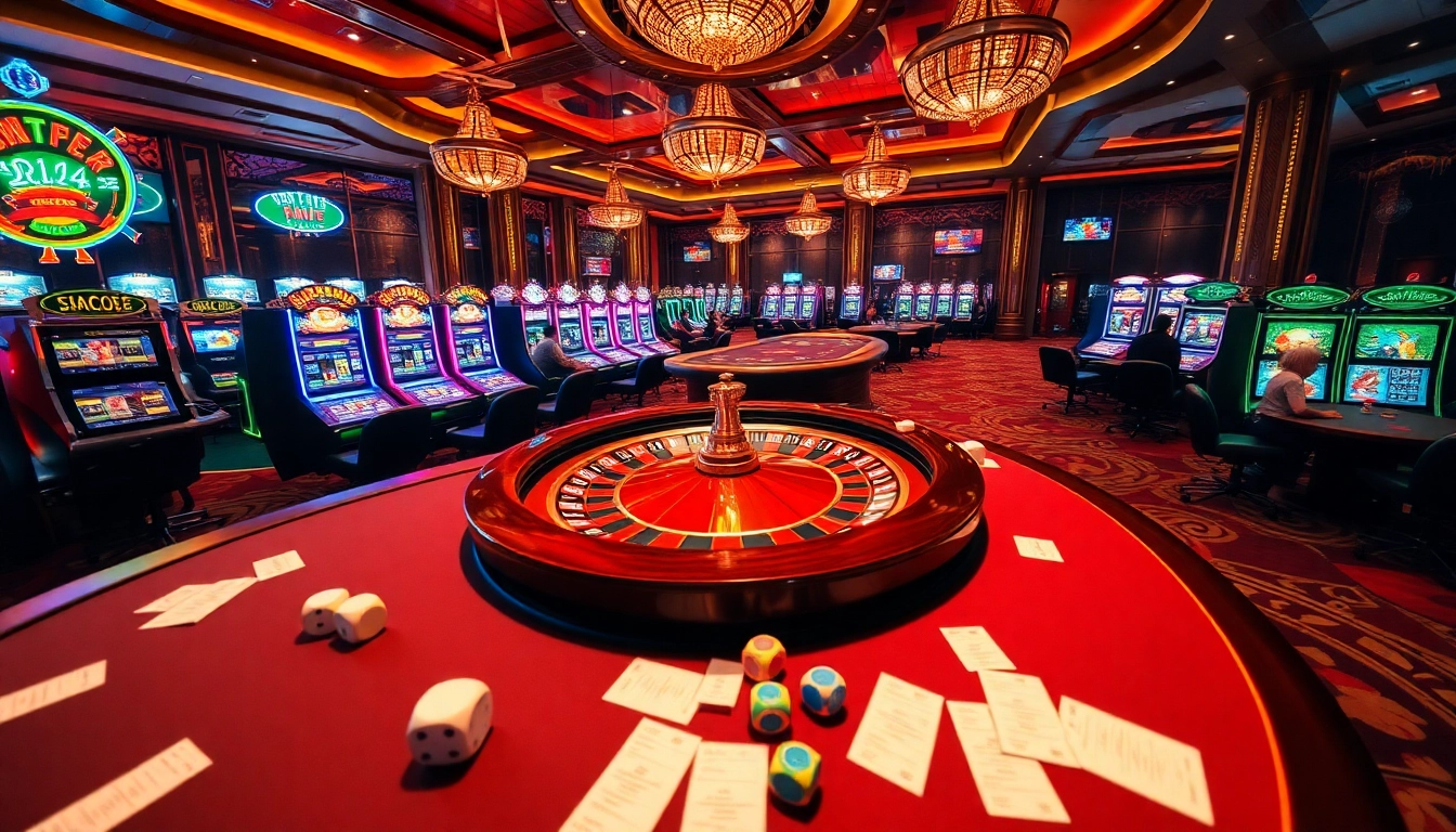 Experience the thrill at https://f168.direct/ with vibrant casino games, roulette tables, and eager players.