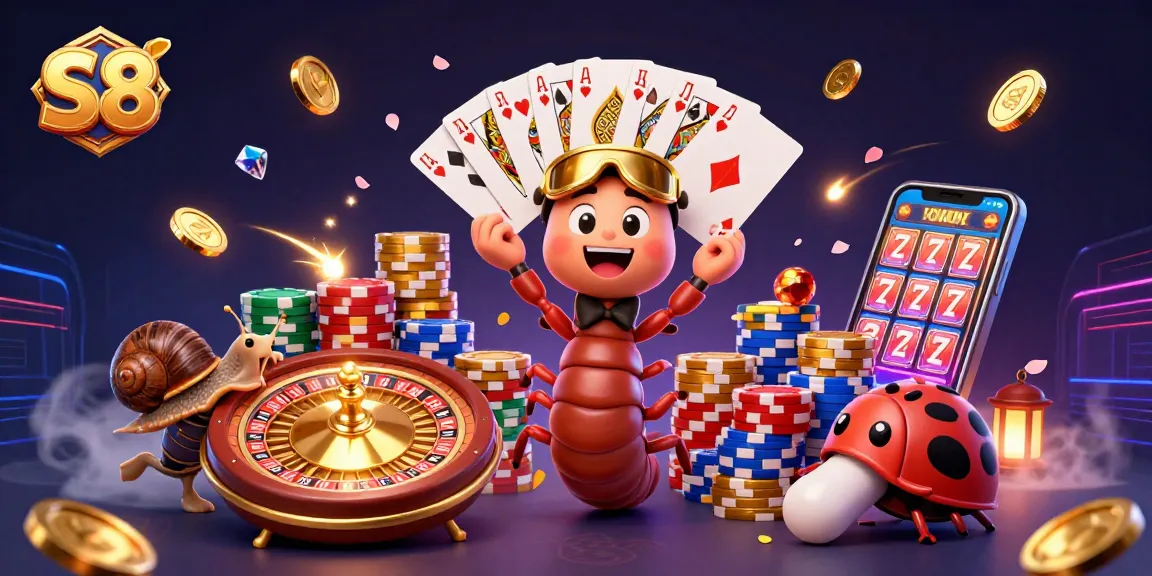 S8 offers exciting casino experiences with vibrant characters and engaging gameplay.