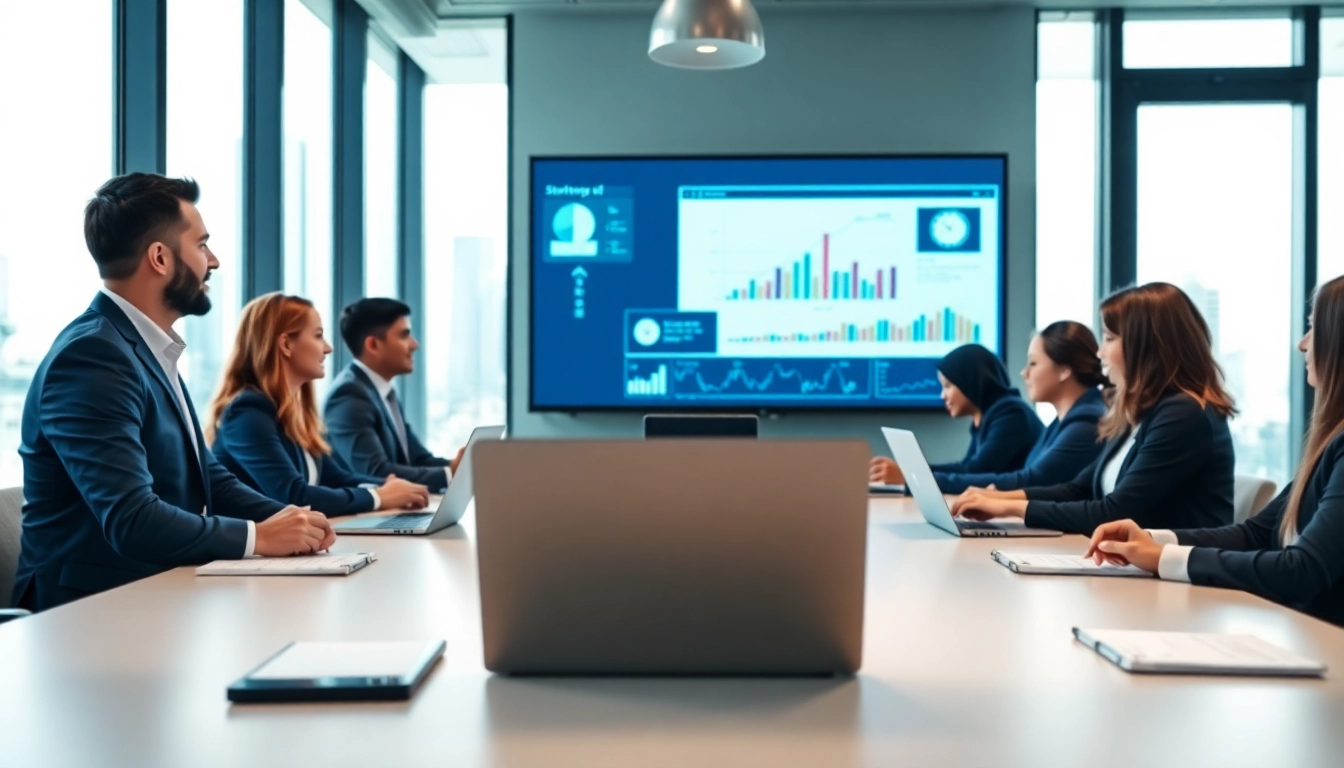 Enhance Strategy Capture Management during a professional business meeting with diverse team.