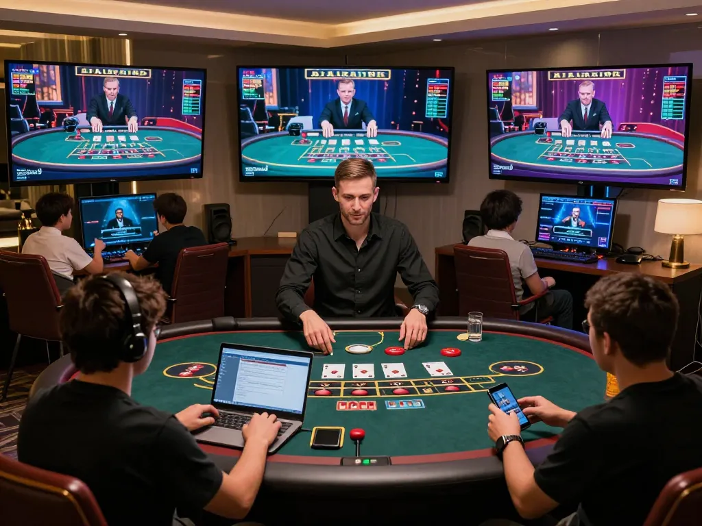 Players engaging in live dealer games at kkwin, enjoying a thrilling online casino experience.