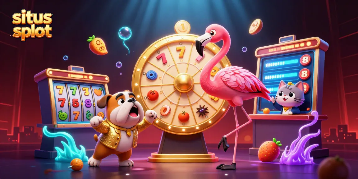 Play engaging situs slot games with vibrant visuals in an exciting casino atmosphere filled with colorful elements.
